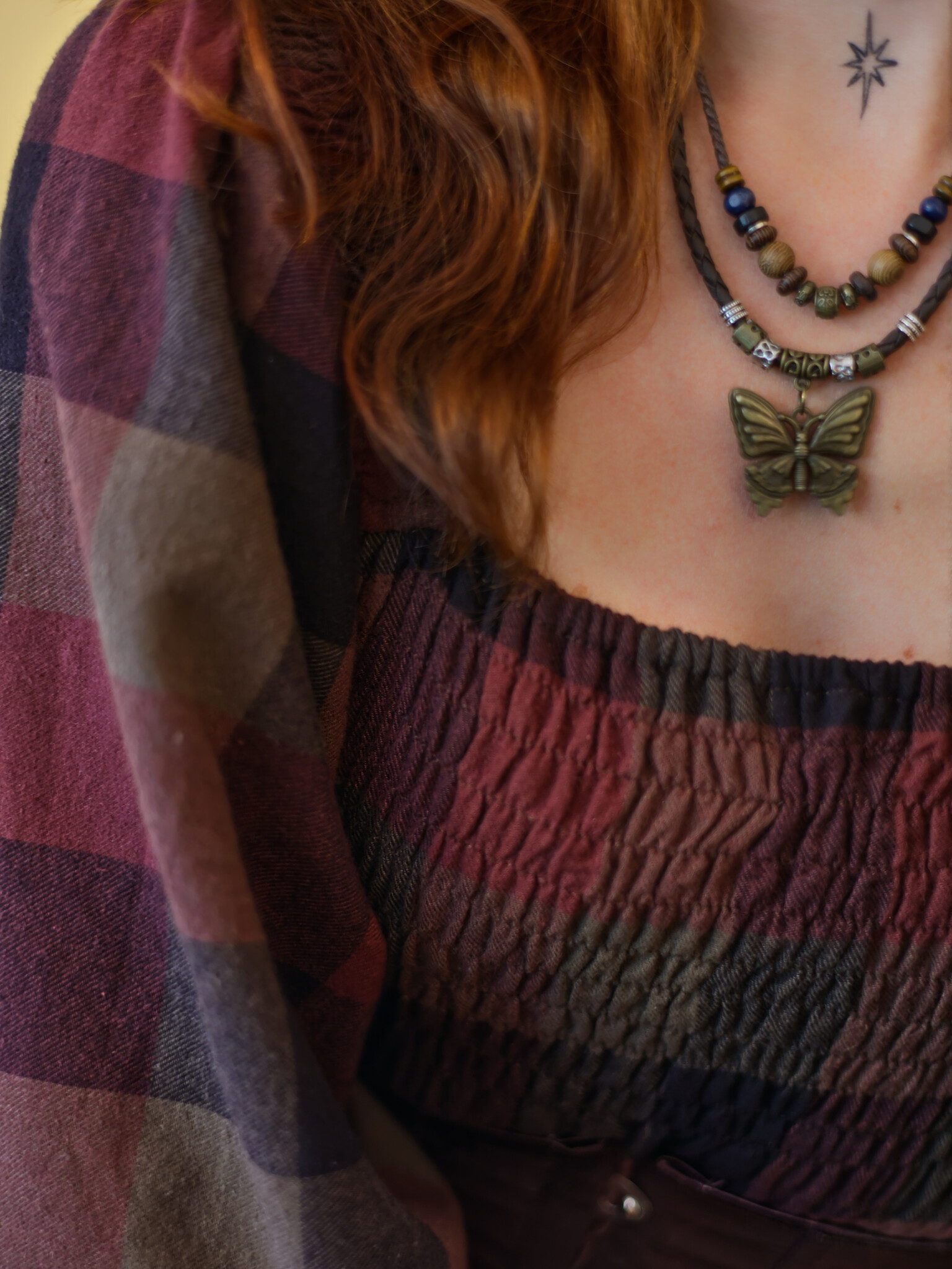 The Solstice Cotton Dress (MAPLE)-4
