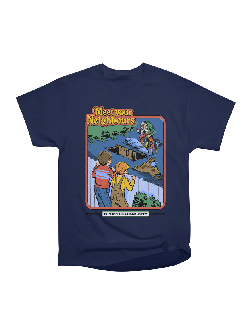 Navy Meet Your Neighbours Tee