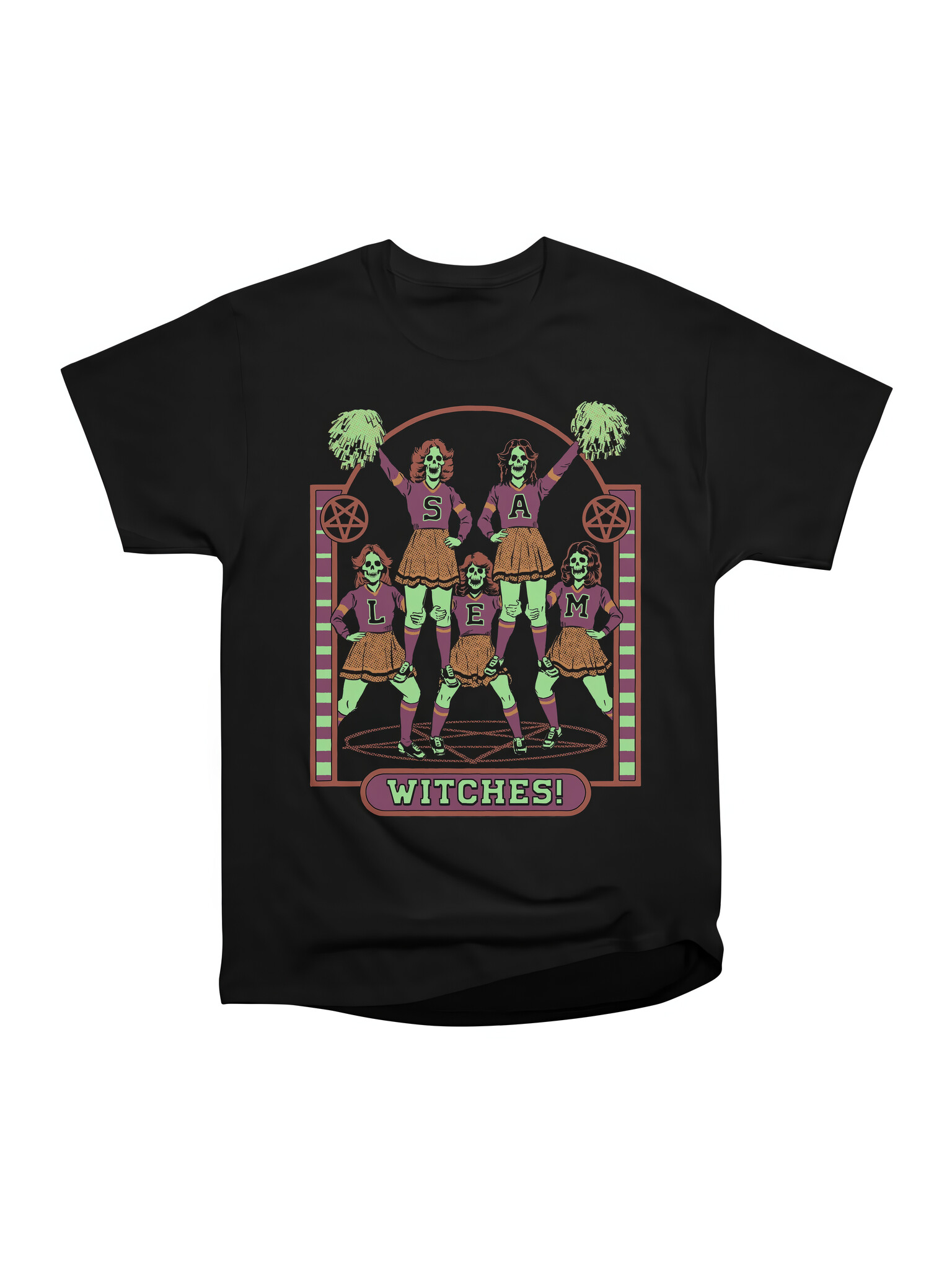 Black Salem Witches Tee-1