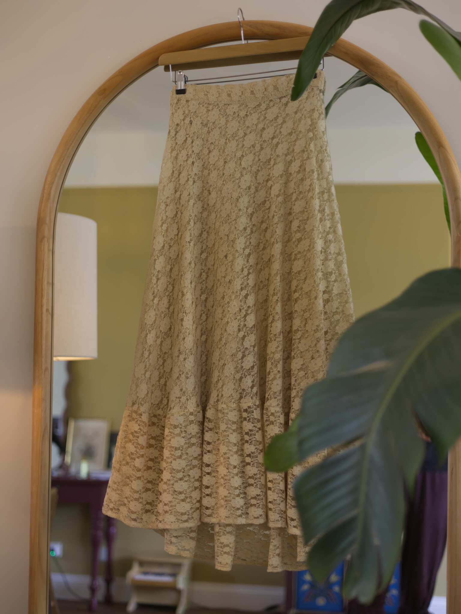 The Sabbath Lace Skirt (ANISE)-5