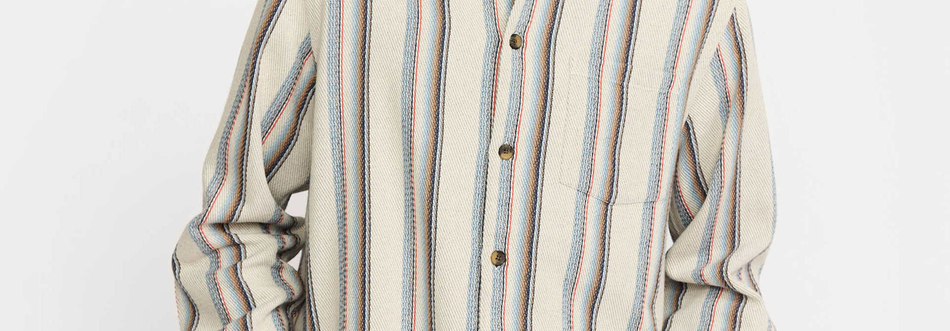 ♣ Just Smile 'n Weave Striped Shirt