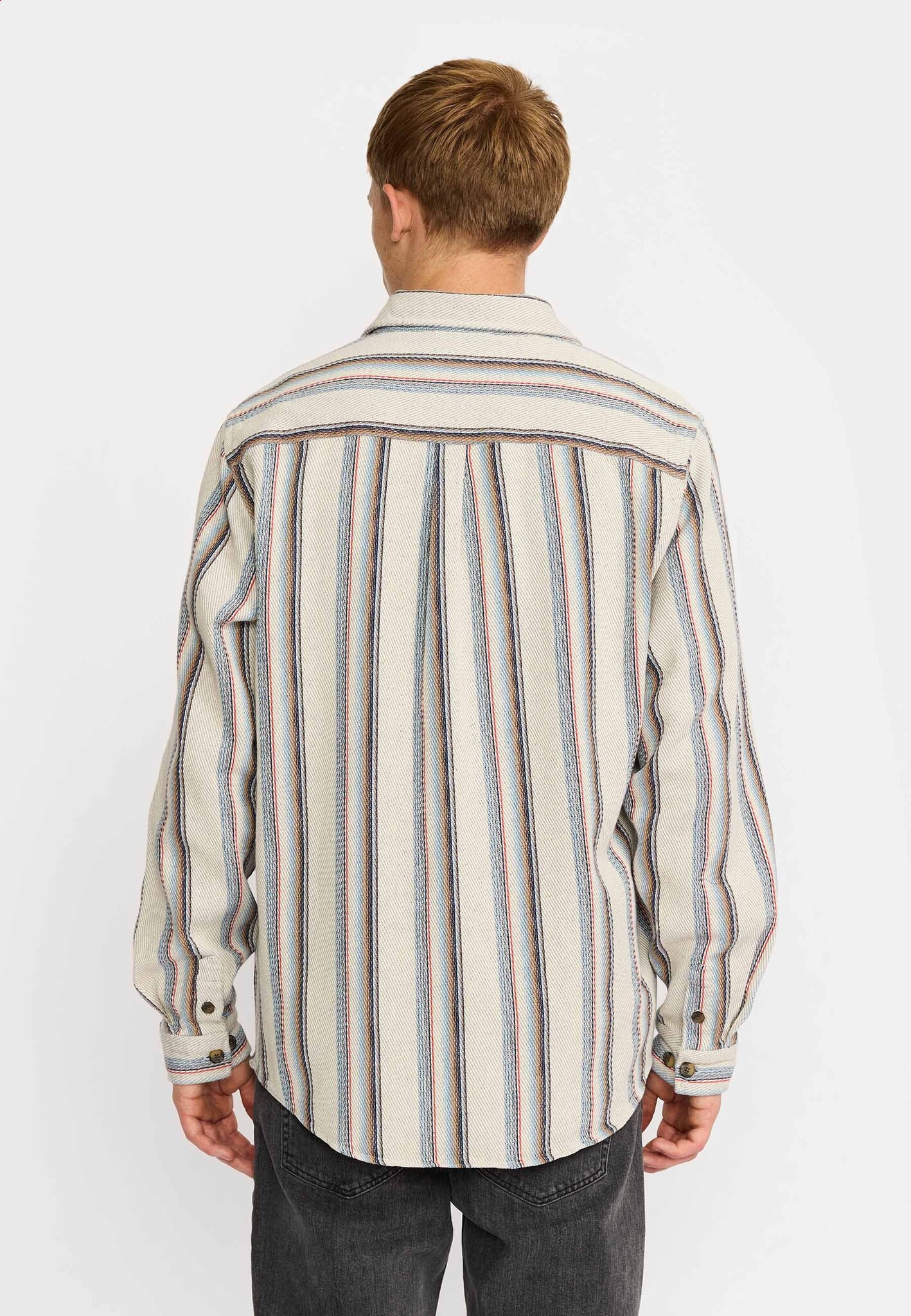 ♣ Just Smile 'n Weave Striped Shirt-6