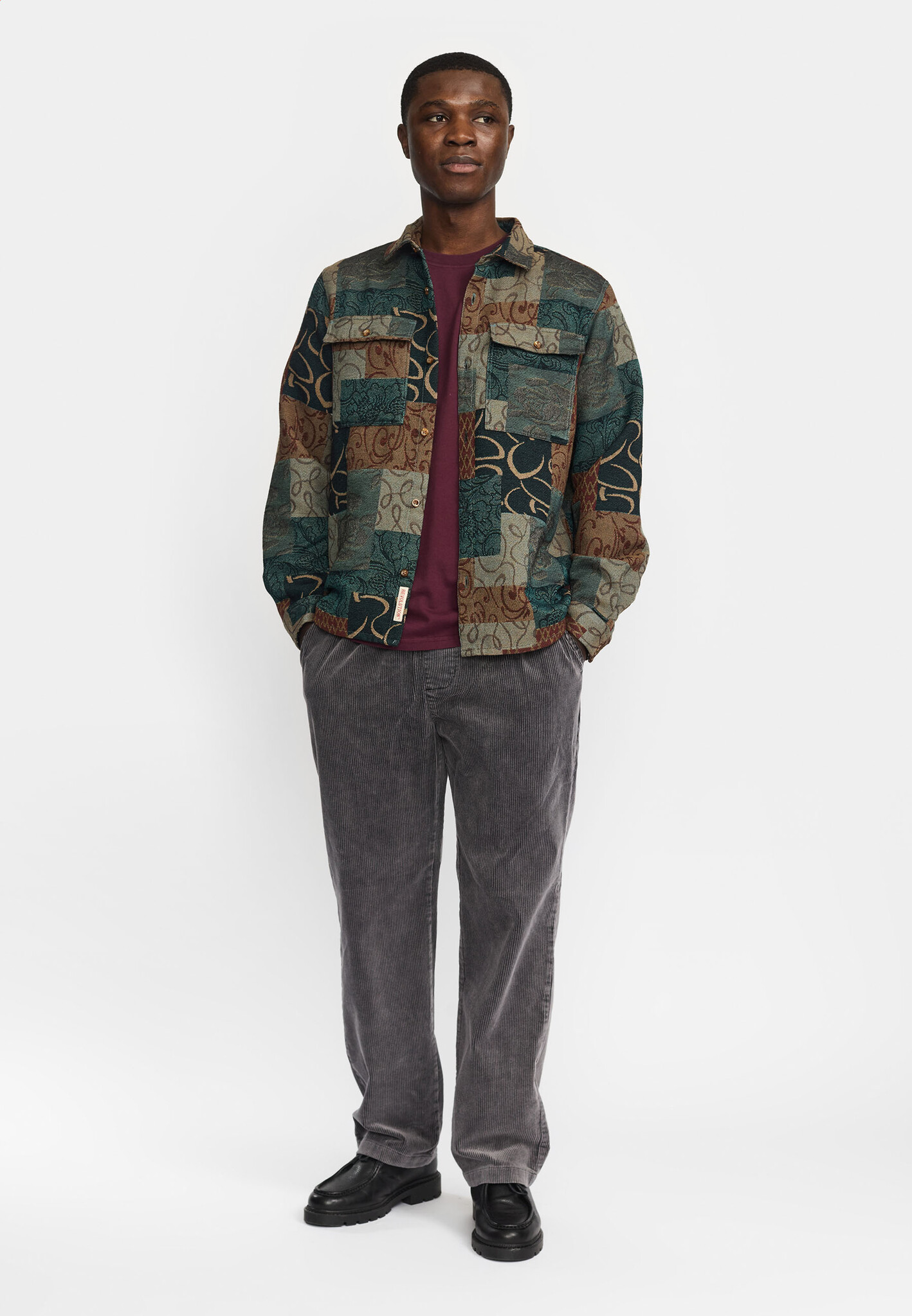♣ Relic Mosaic Utility Shirt-5