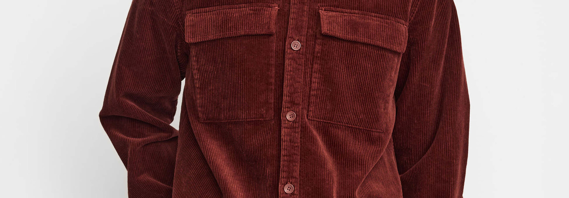 ♣ Dual Pocket Red Utility Shirt