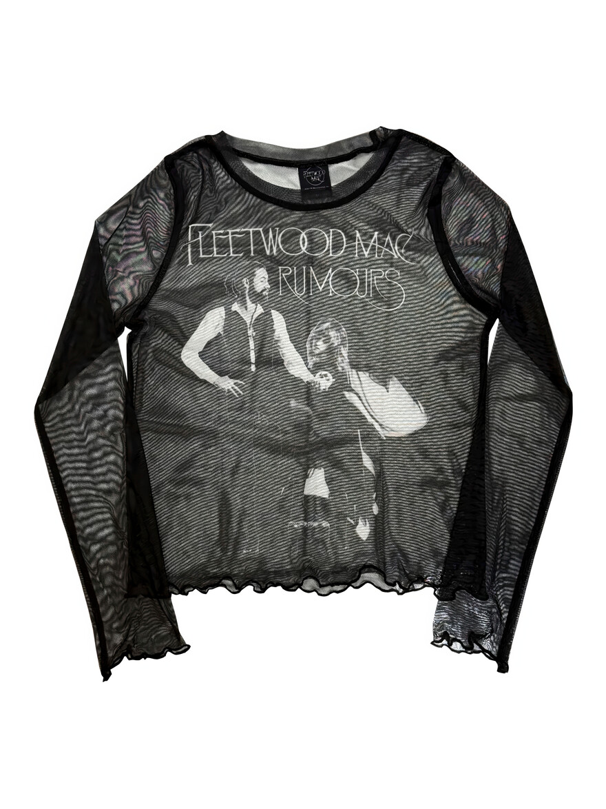 Fleetwood Mac - Rumours Mesh Crop Top