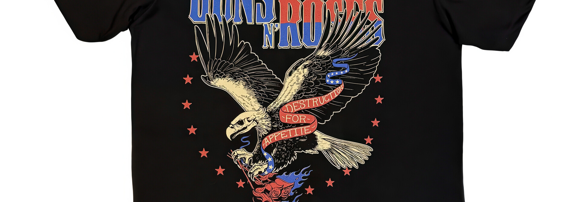 Guns N' Roses - Eagle Skull Black Tee