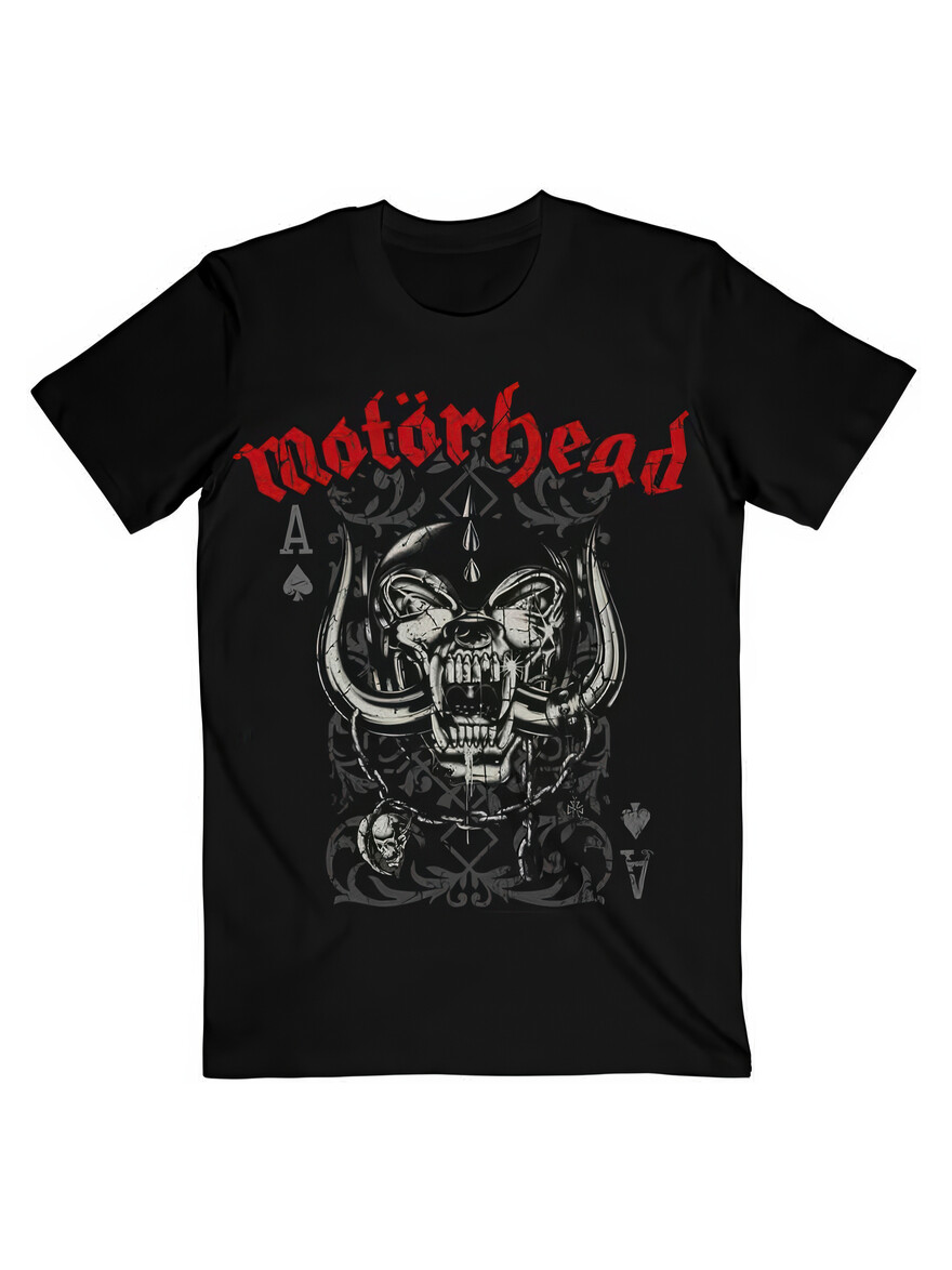 Motörhead - Playing Card Black Tee