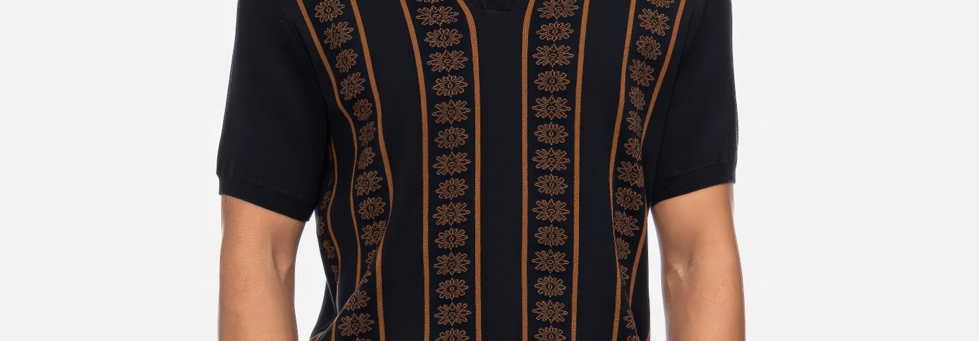 ♣ Charles Almond Flower Polo Shirt