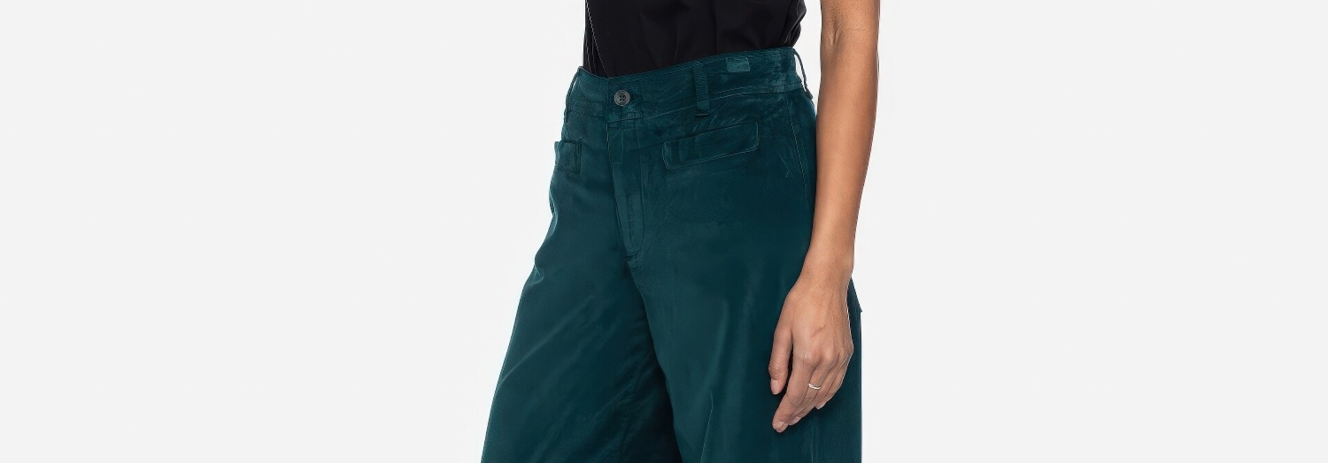 ♣ Lacy Petrol Velour Pants