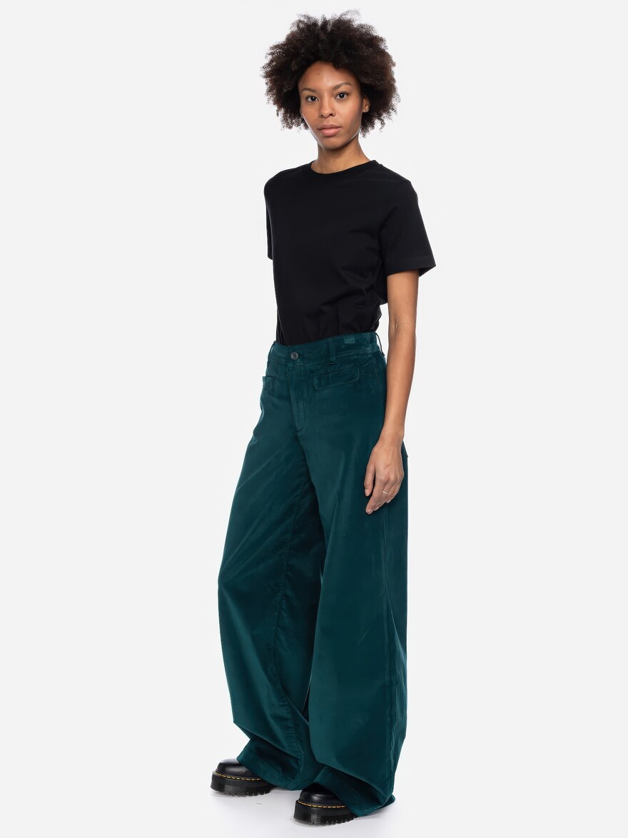 ♣ Lacy Petrol Velour Pants
