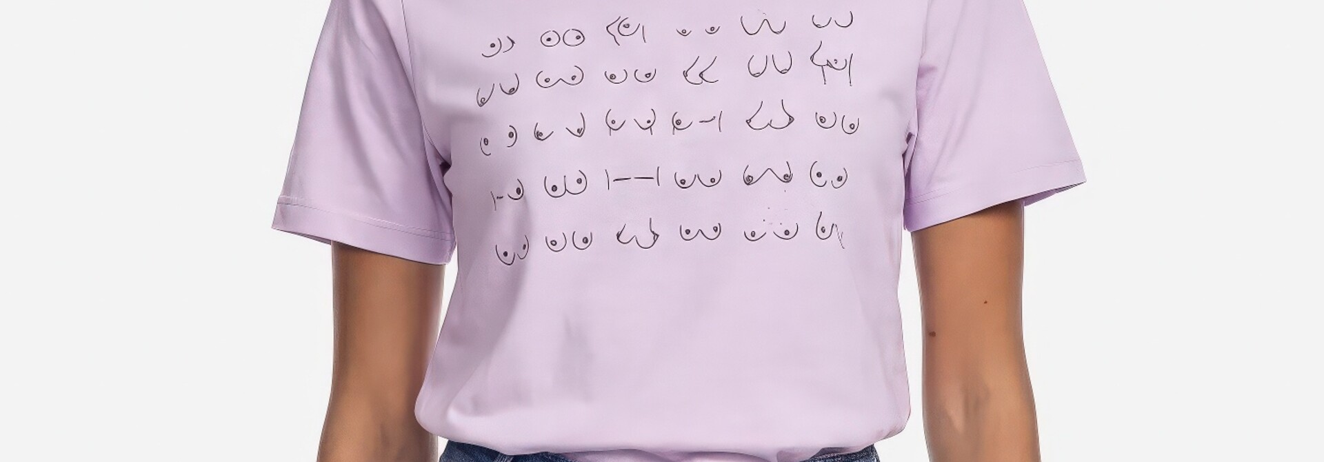 ♣ Maja Lilac Boob Tee