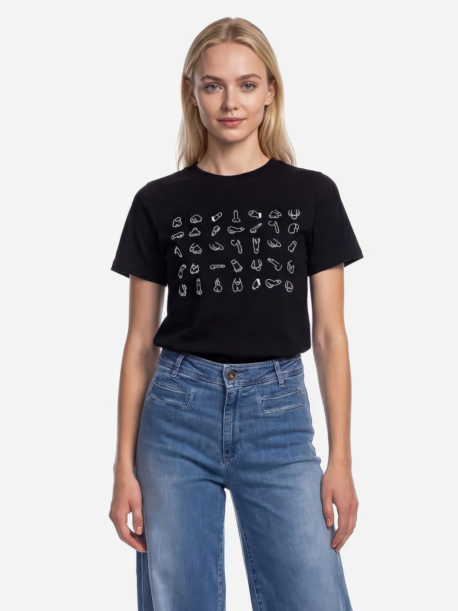 ♣ Maja Black Peen Tee-1