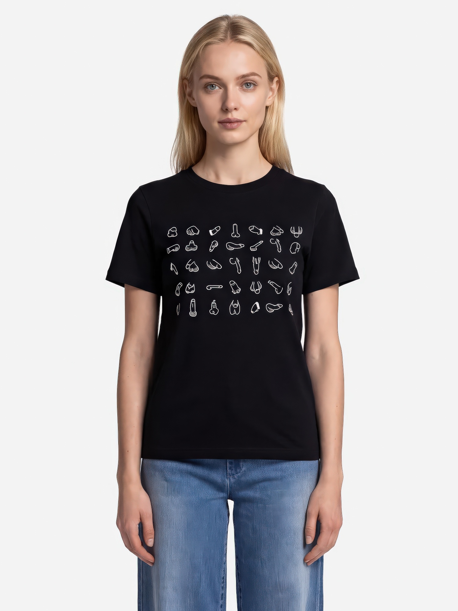 ♣ Maja Black Peen Tee-3