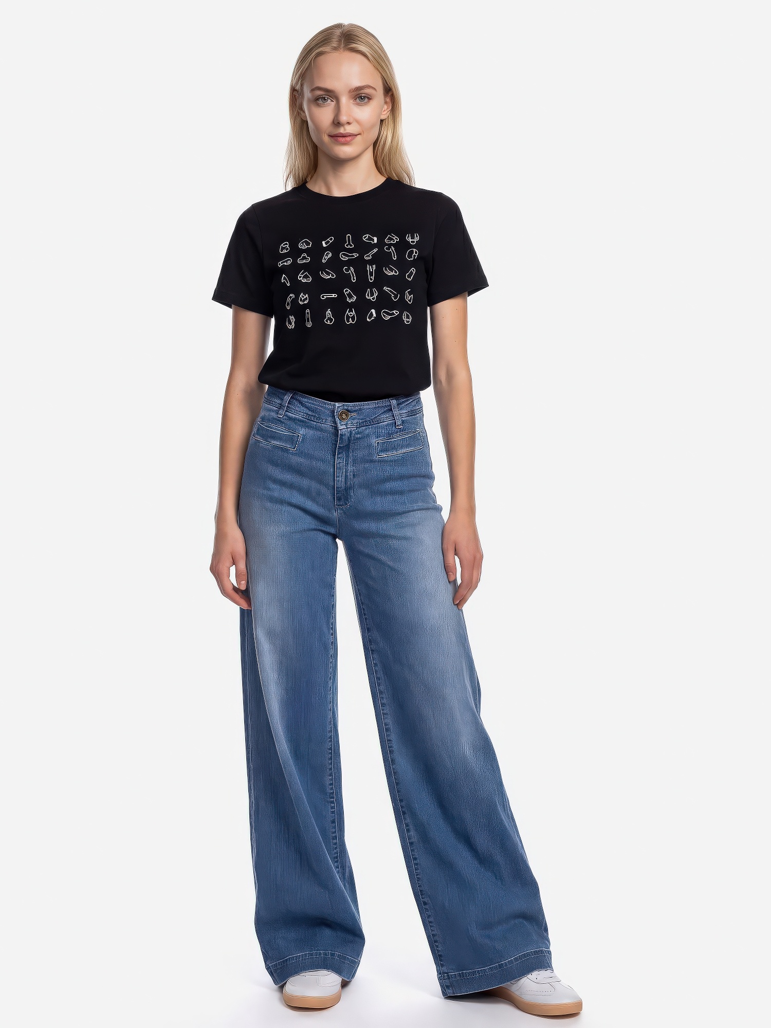 ♣ Maja Black Peen Tee-5