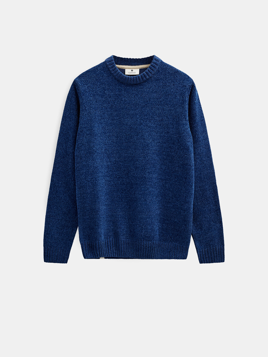 Aksune Chenille Heritage Blue Knit