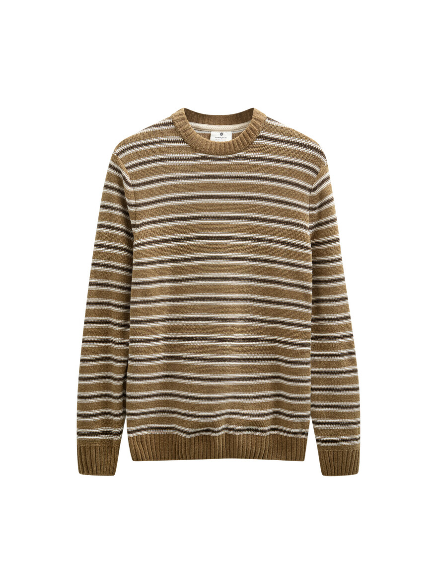 Aksune Chenille Stripe Knit