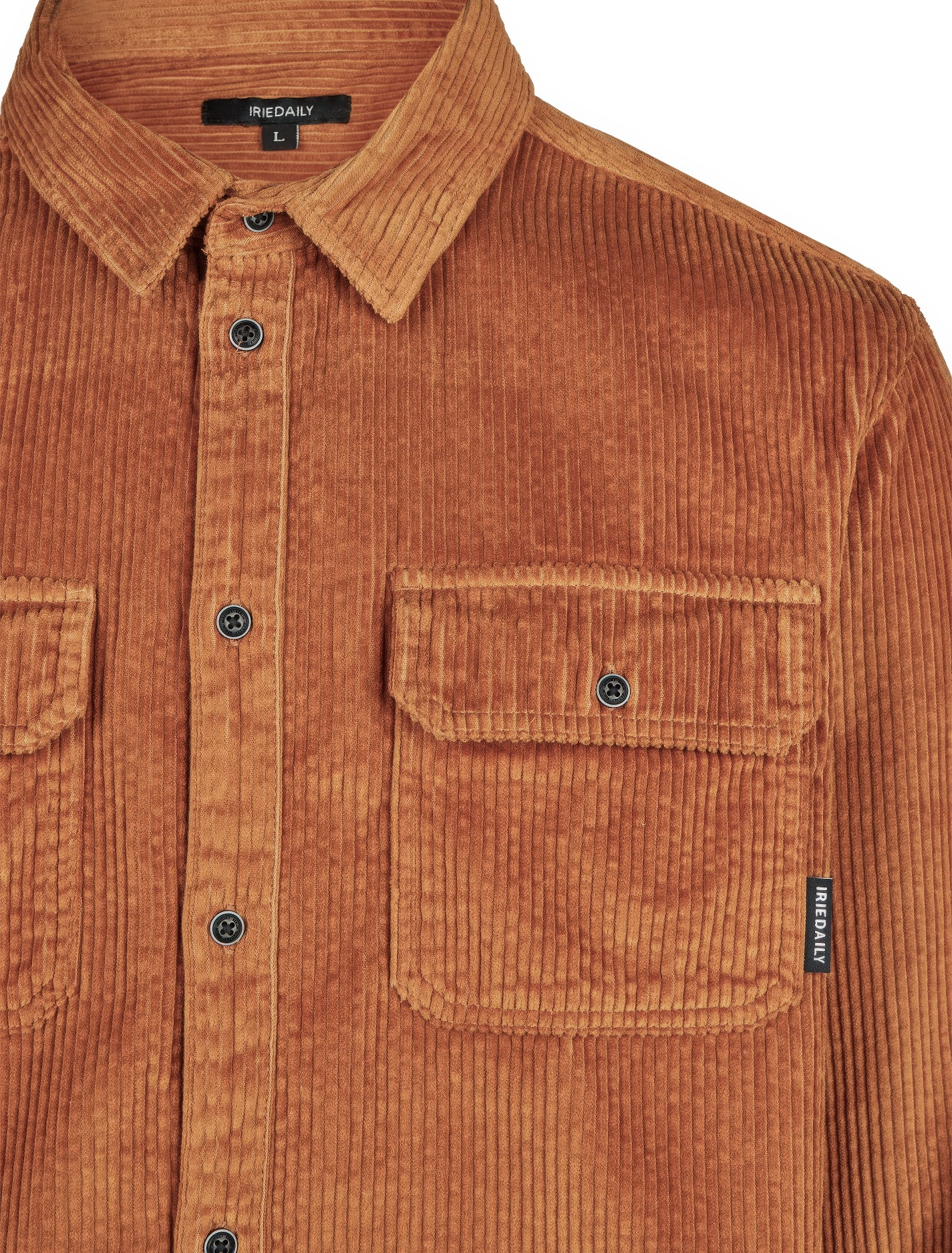 ♣ Tobacco Bubble Cord Shirt-5