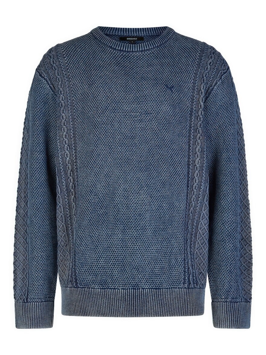 ♣ Vintage-Style Acid Wash Knit