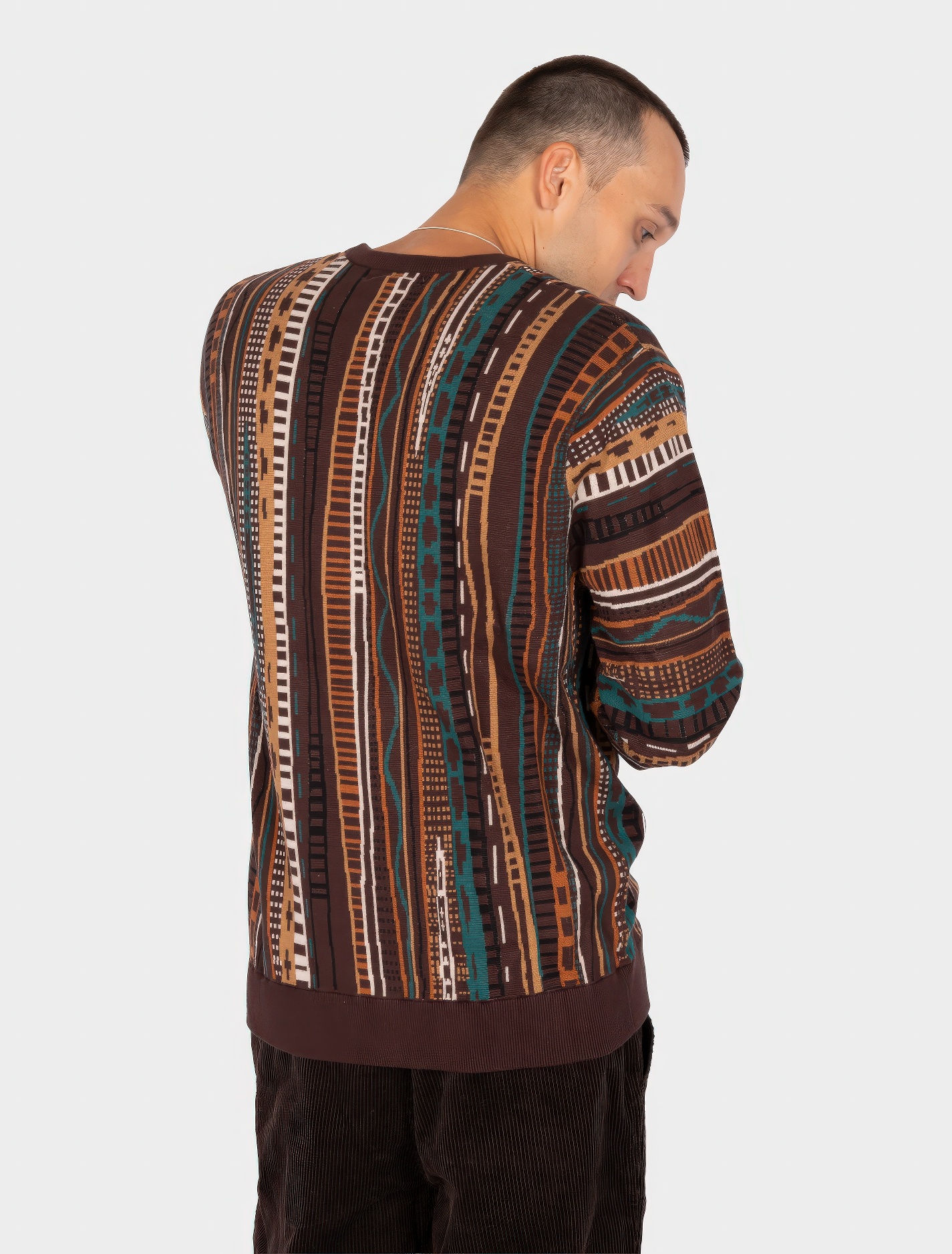 ♣ Theodore Dark Coffee Hippie Knit-3