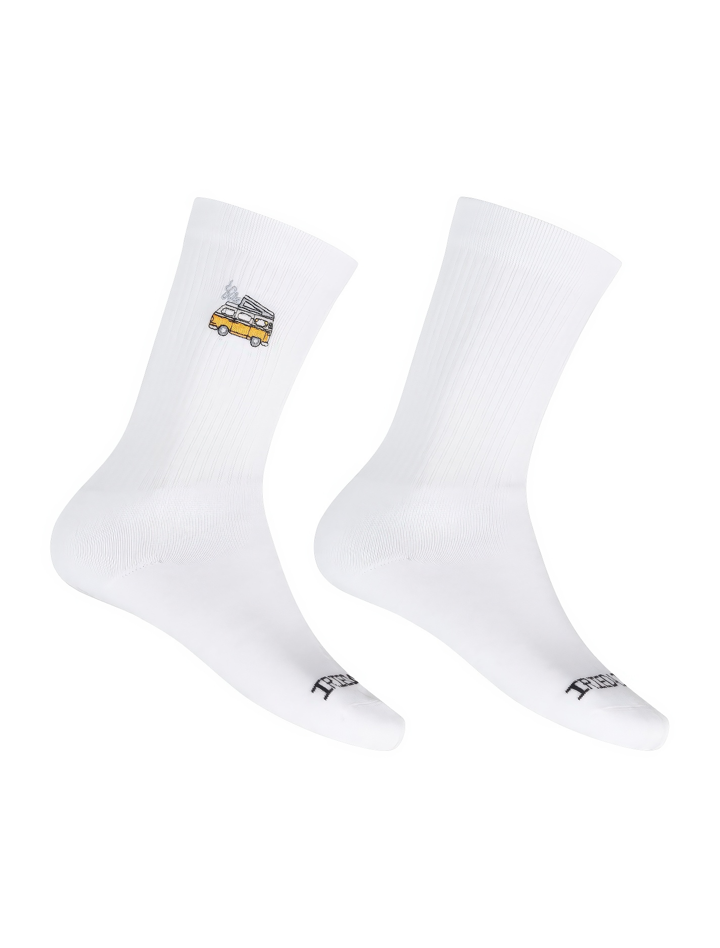 ♣ White Smokin' Van Socks-2