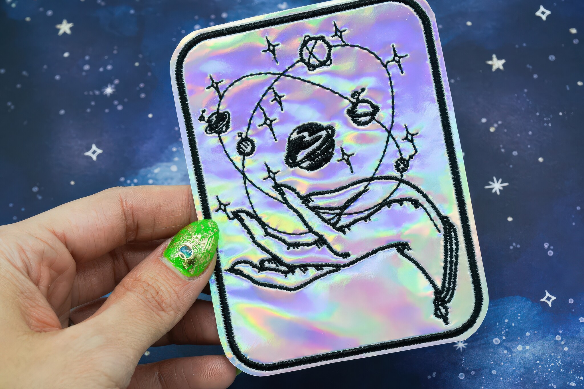 Celestial Hand Holographic Patch-2