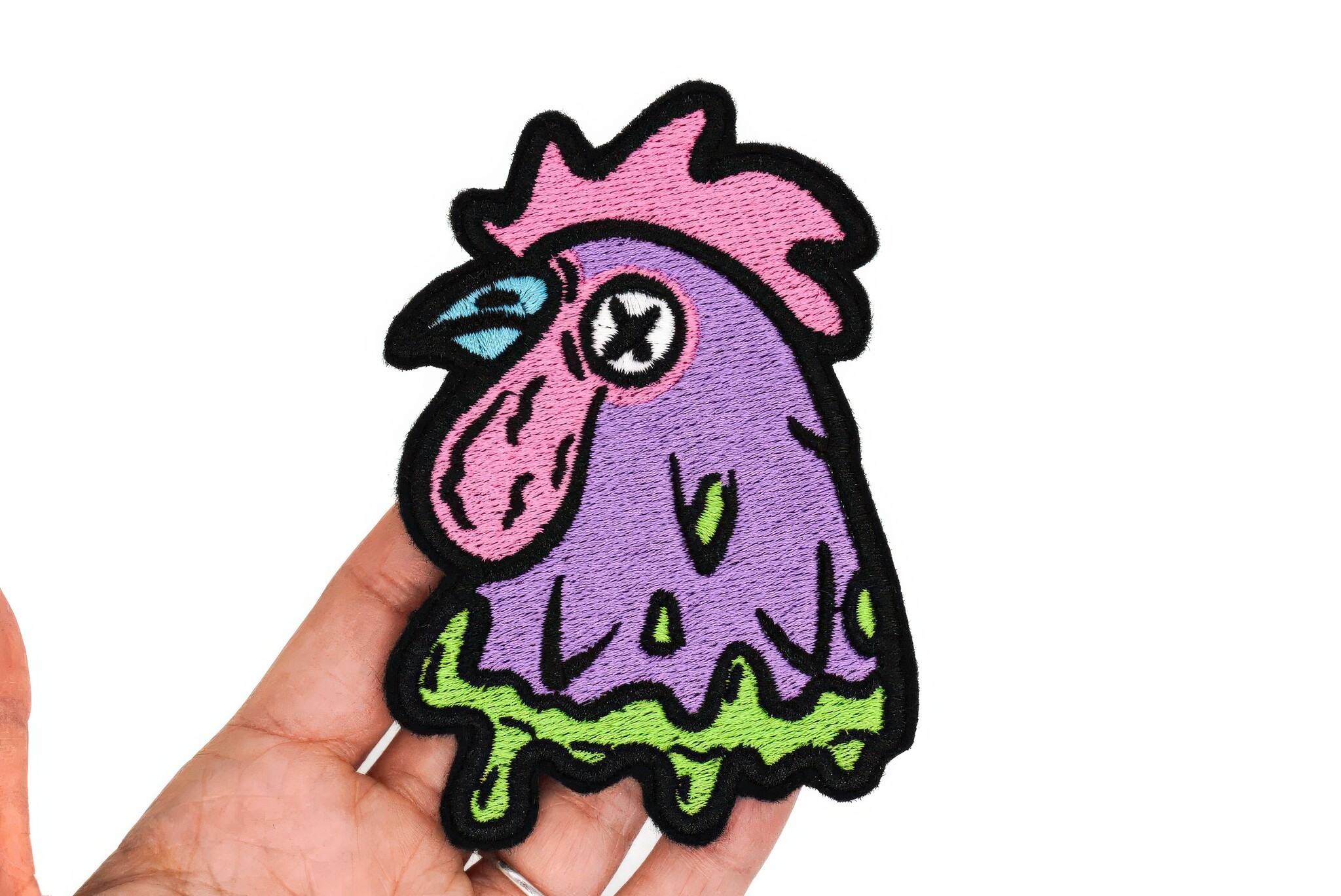 Rooster Head Patch-2