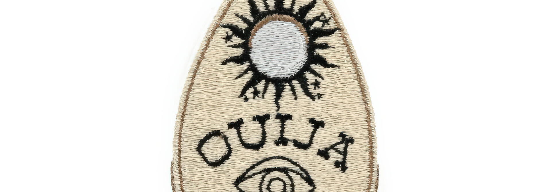 Ouija Planchette Gothic Patch