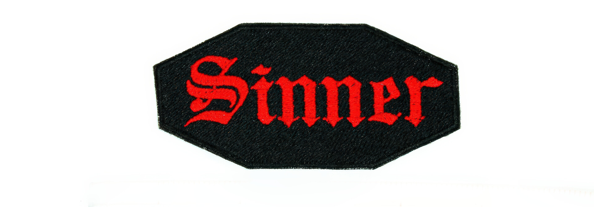 Sinner Embroidered Patch