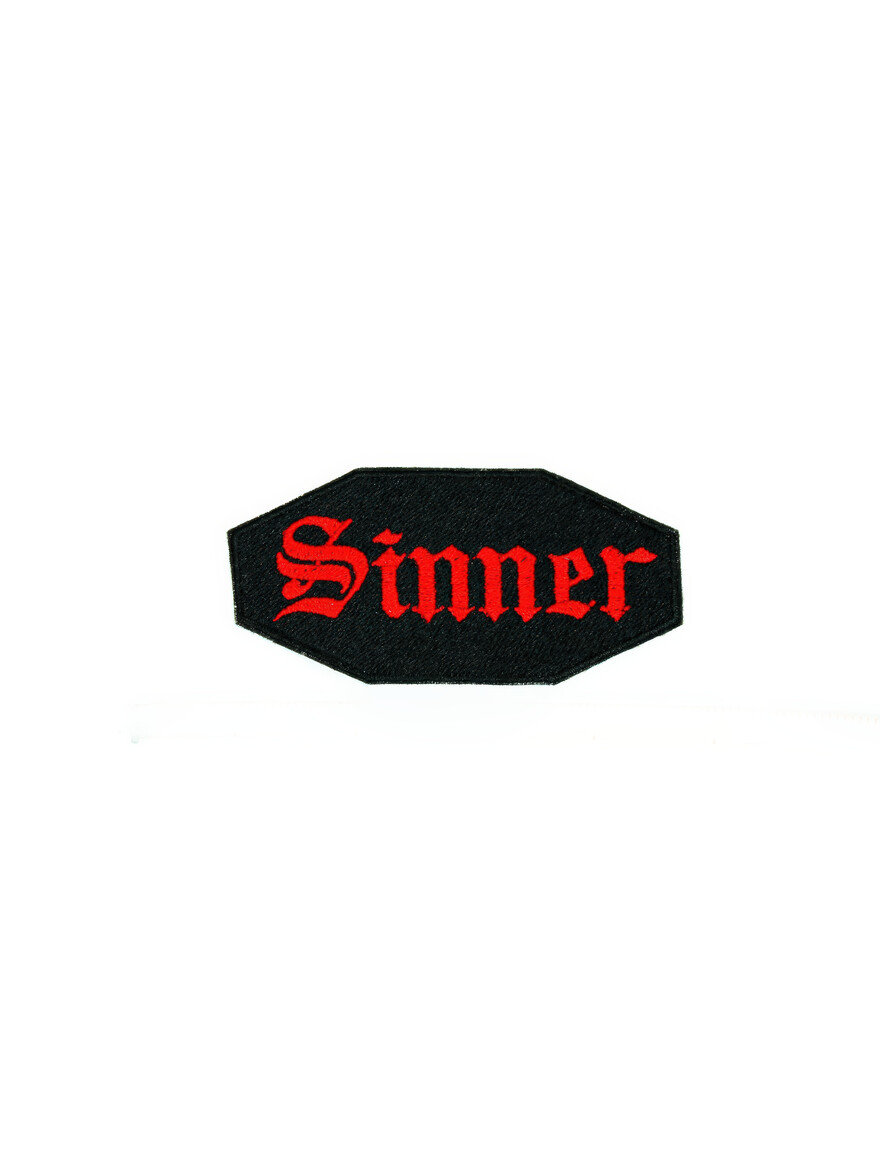Sinner Embroidered Patch