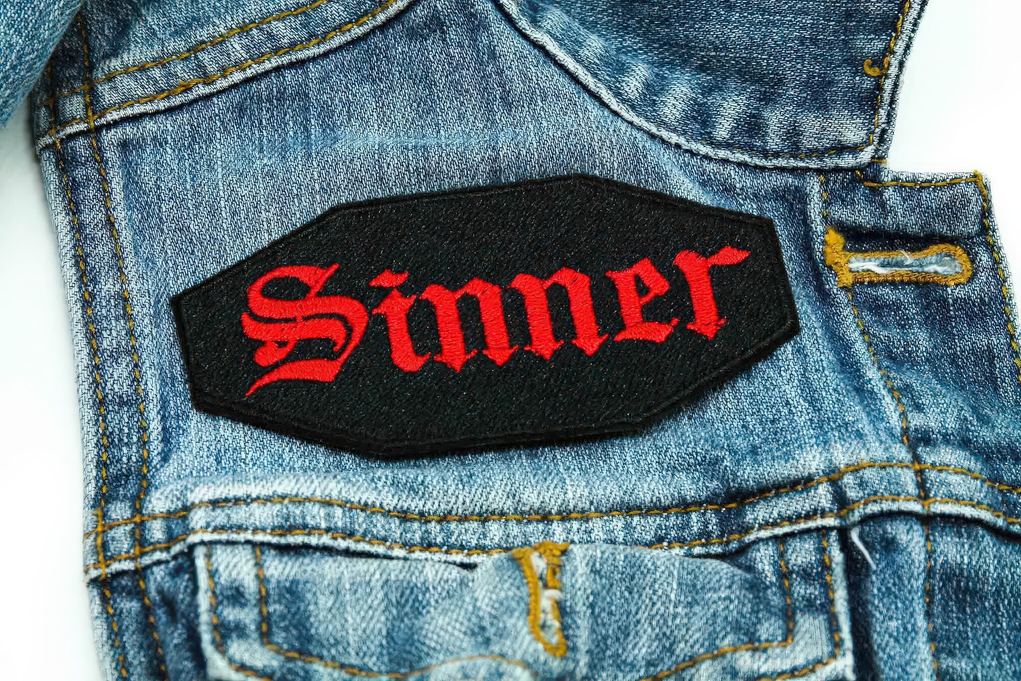 Sinner Embroidered Patch-3