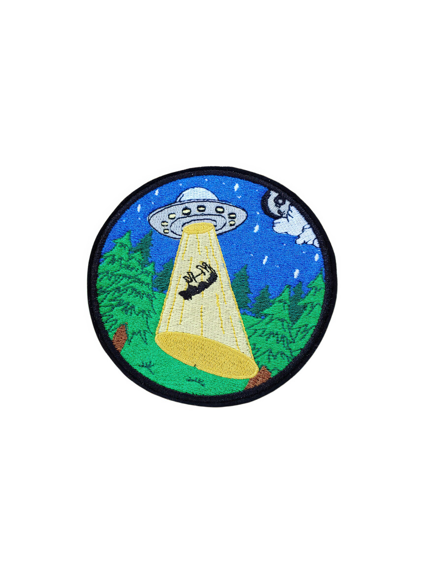 UFO Alien Cow Abduction Patch
