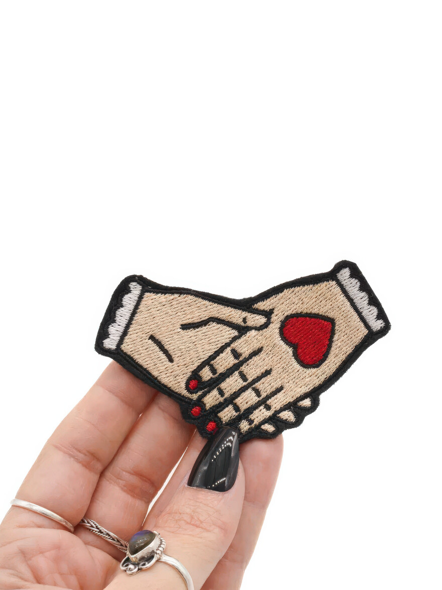 Victorian Shaking Hands Patch