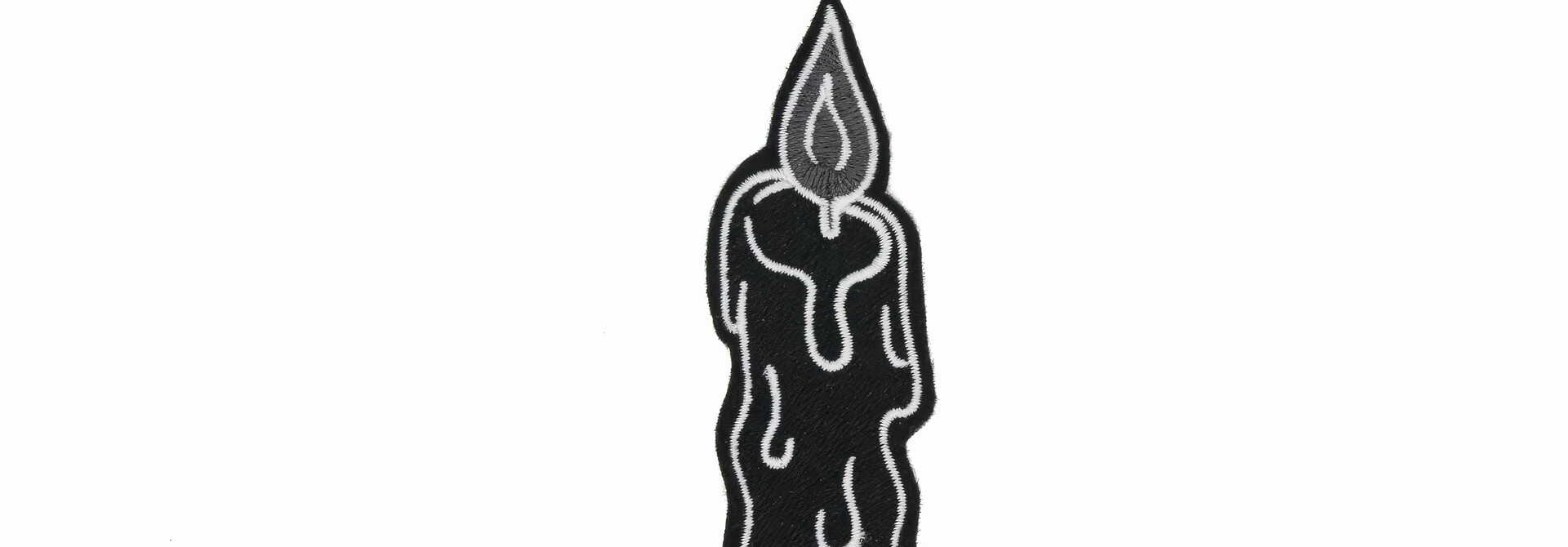 Black Flame Candle Patch