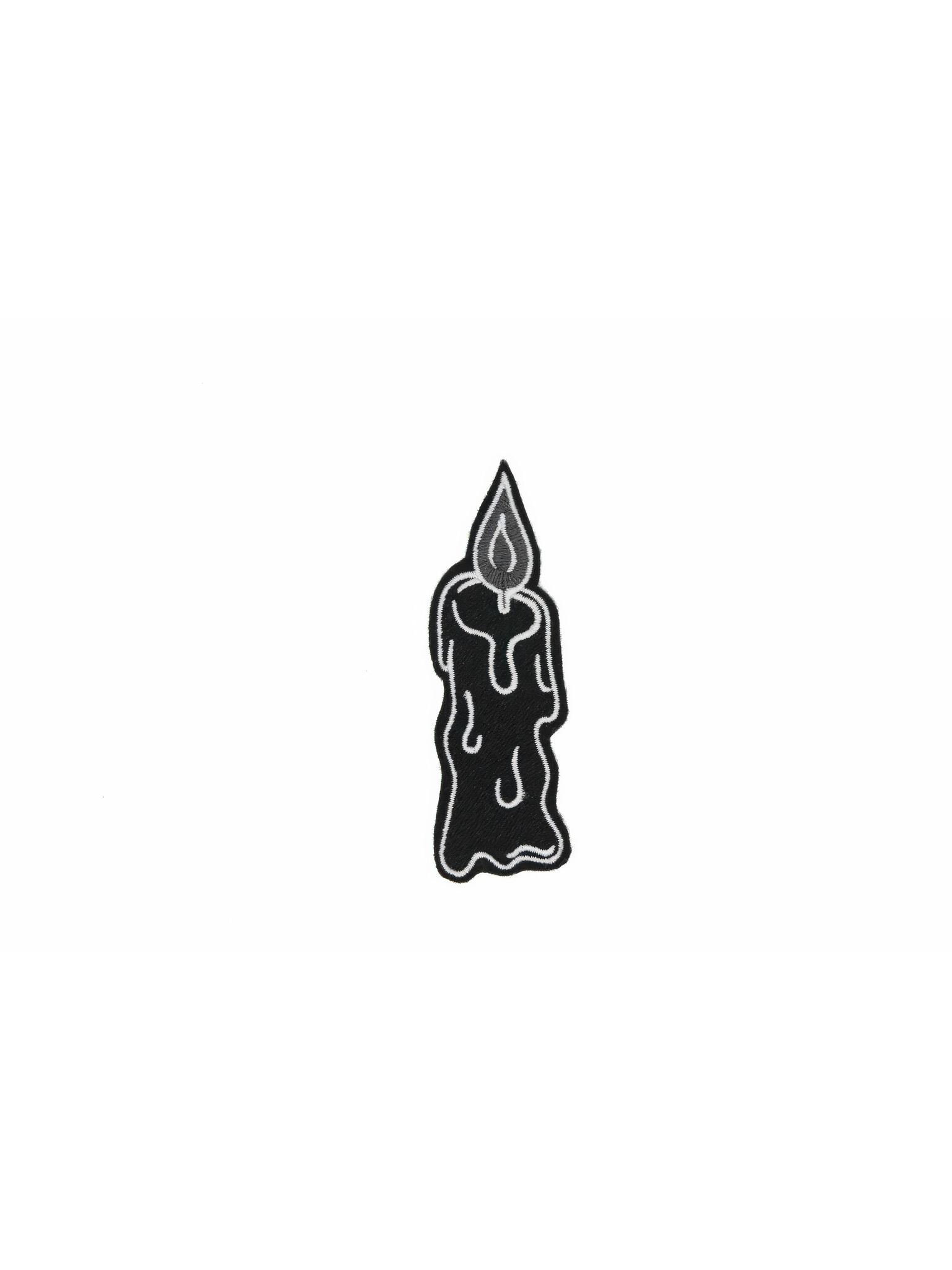 Black Flame Candle Patch-1