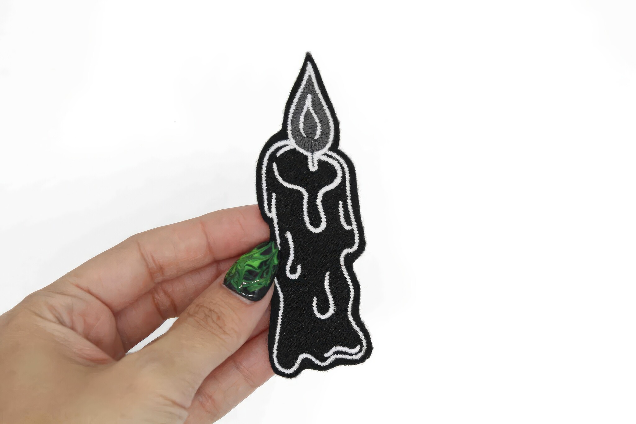 Black Flame Candle Patch-2