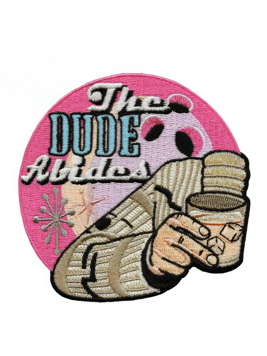 The Dude Abides Bowling Patch