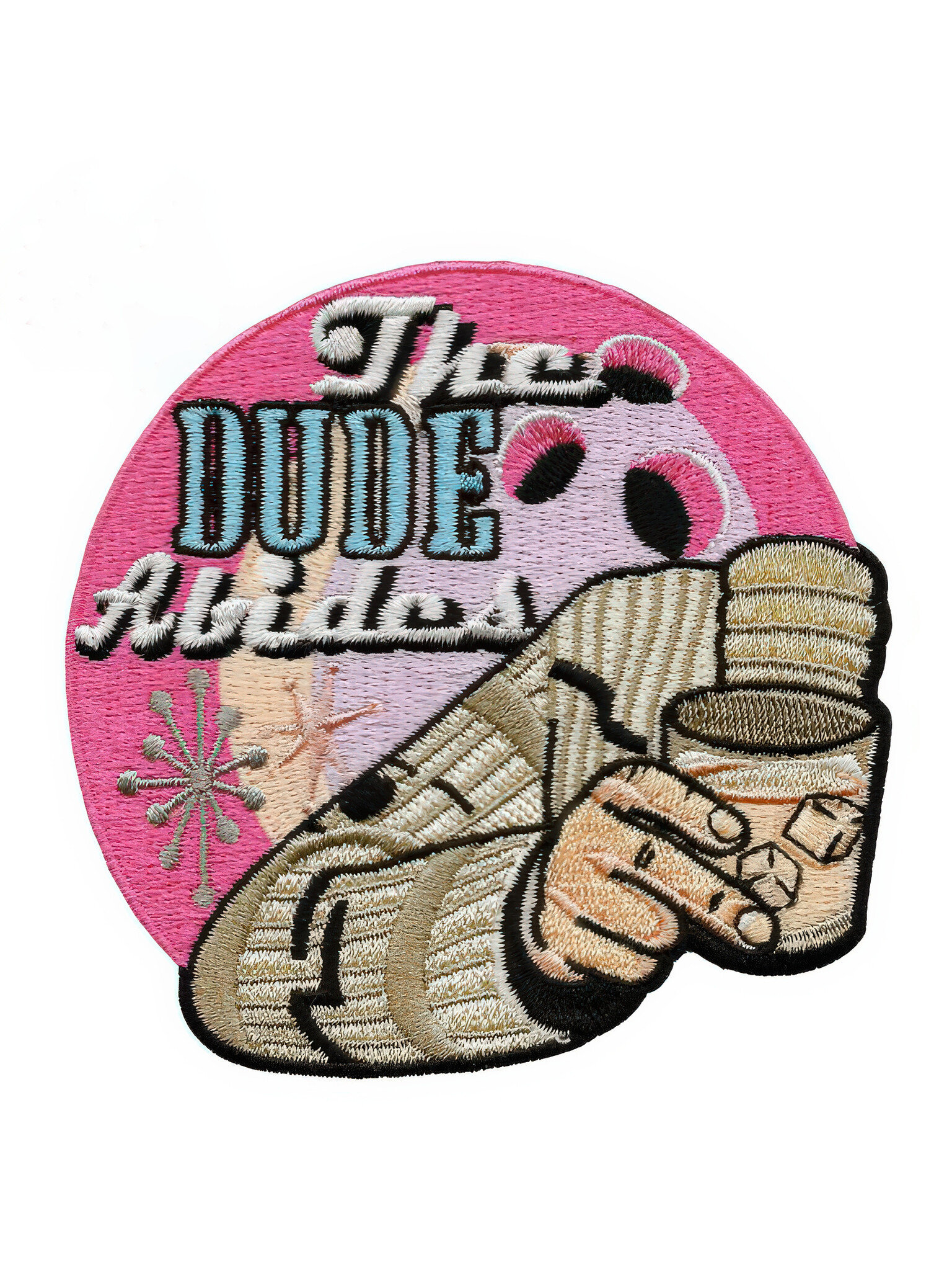 The Dude Abides Bowling Patch-1