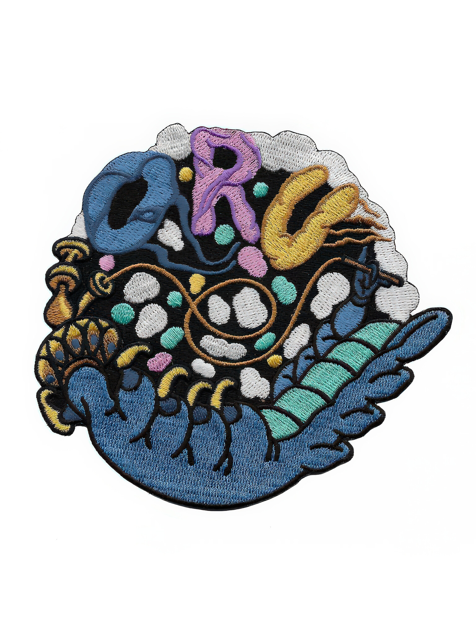 O R U Who are you Caterpillar Patch-1
