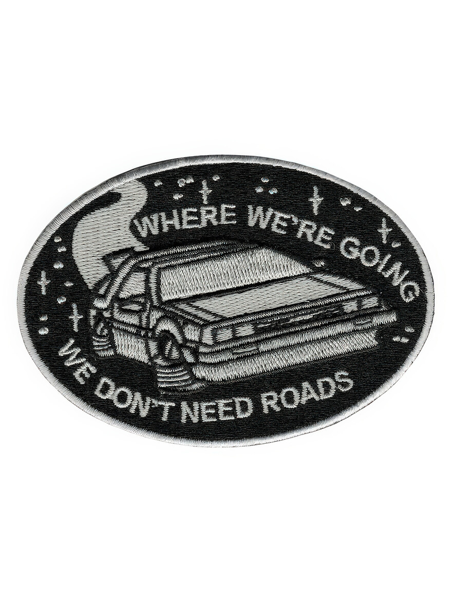 Delorean Don't Need Roads Patch