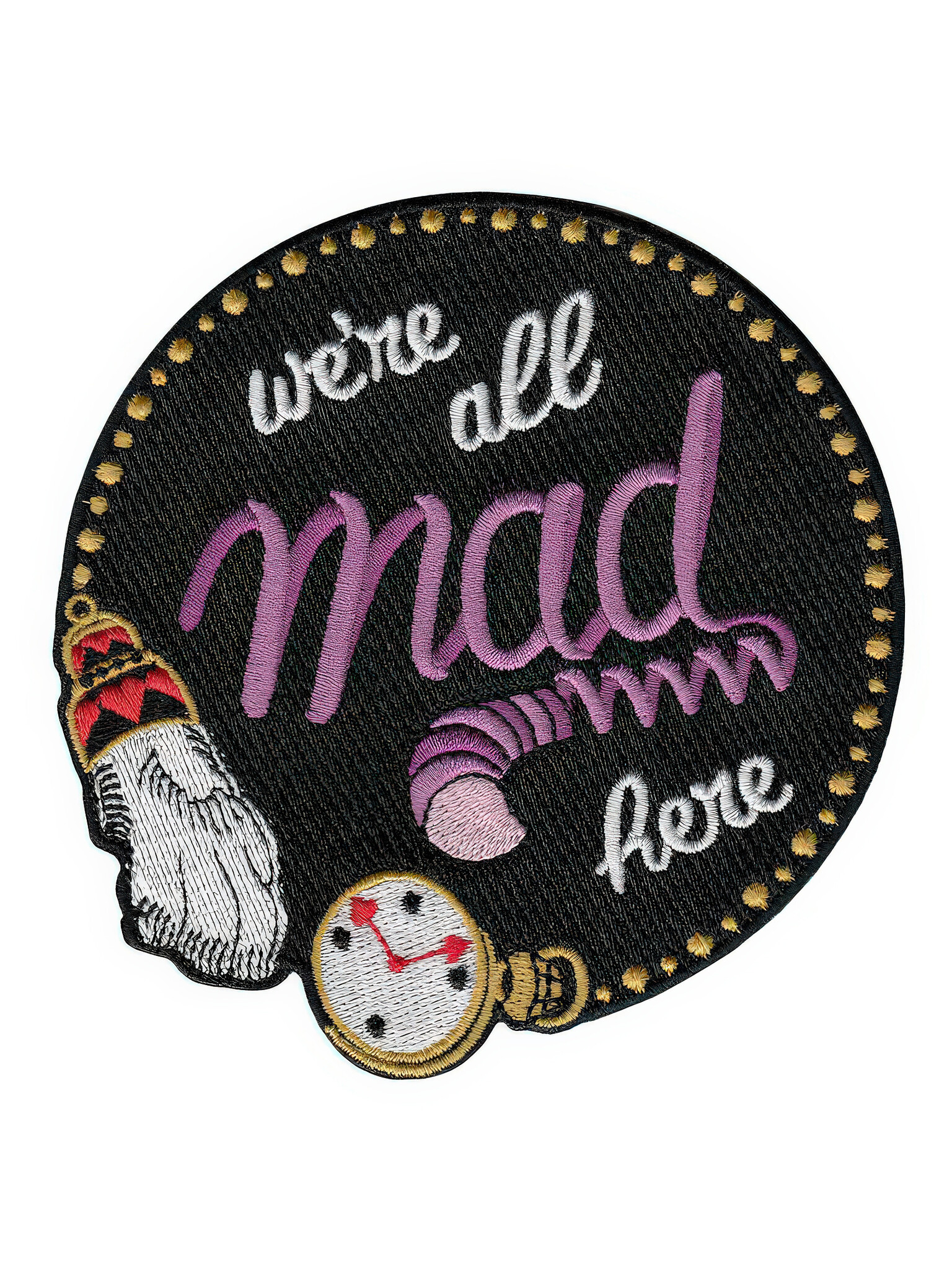 We're All Mad Here Patch-1