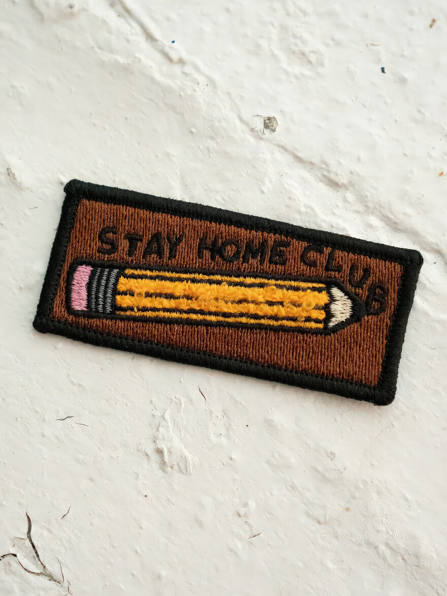Stay Home Club Pencil Patch