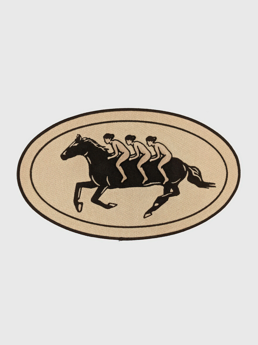 Long Horse Large Back Patch