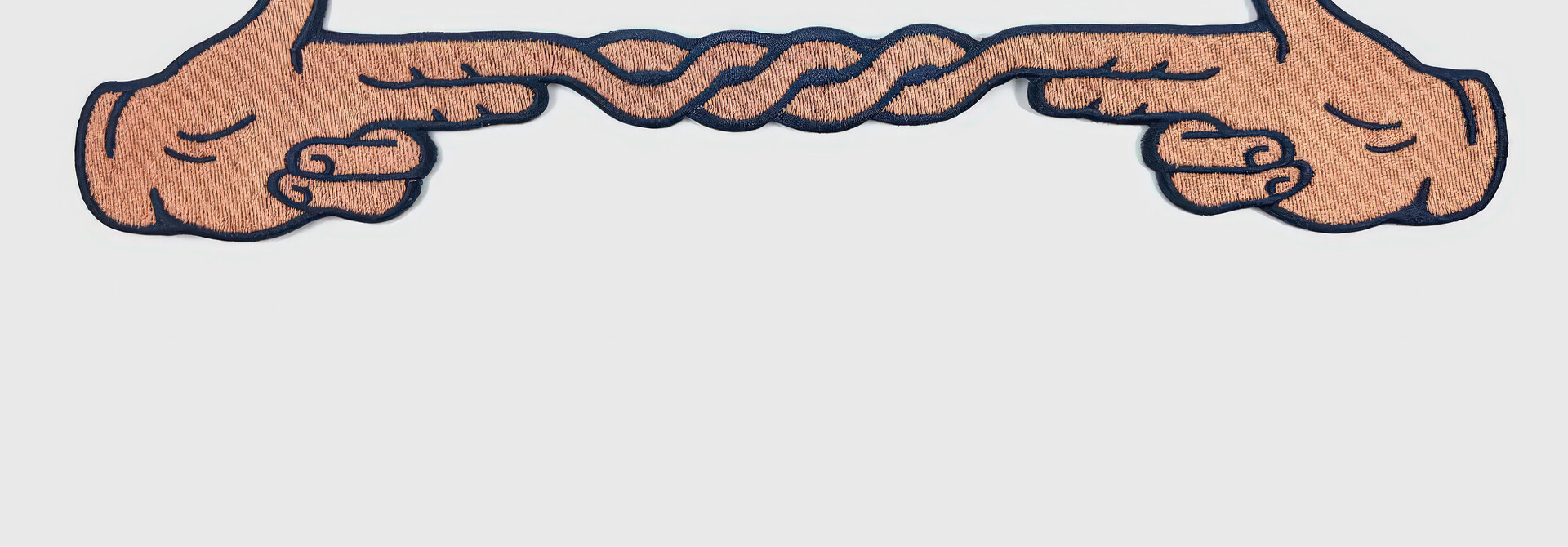 Fingers Crossed Medium Back Patch