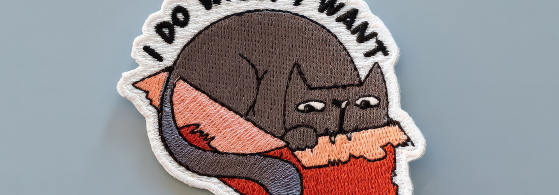 I Do What I Want Cat Patch