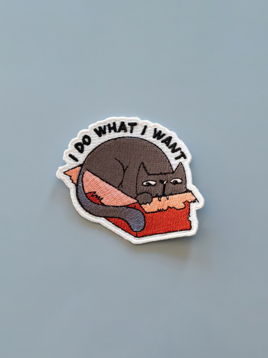 I Do What I Want Cat Patch