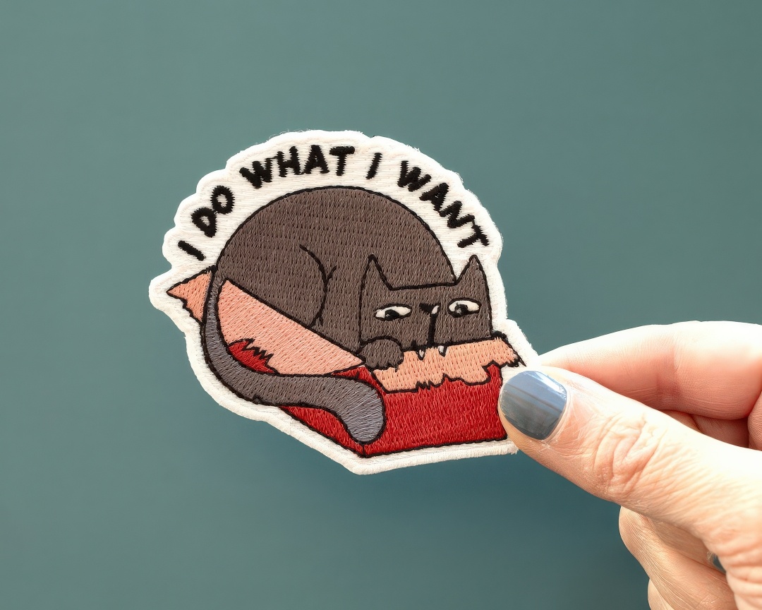 I Do What I Want Cat Patch-2