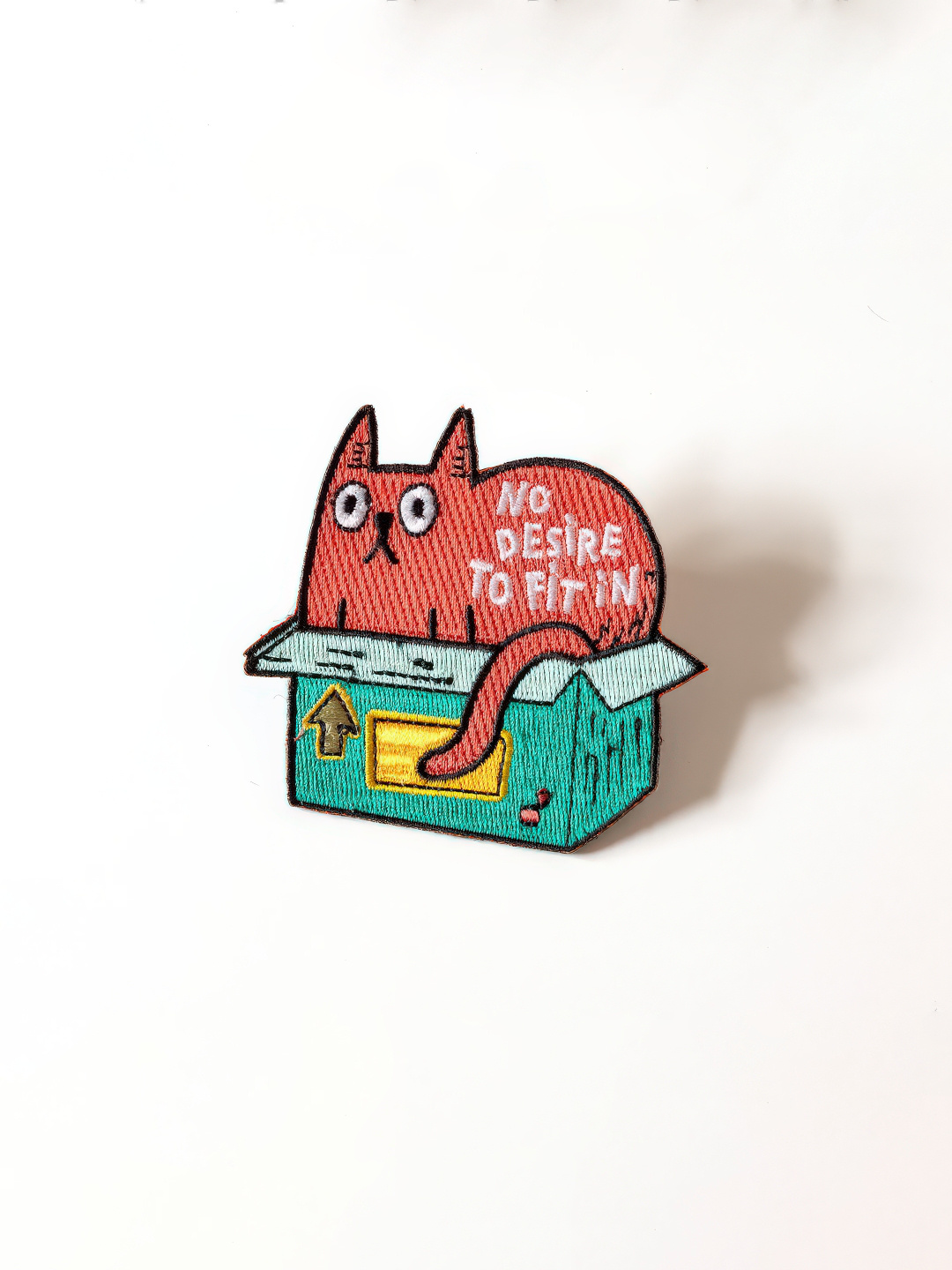 No Desire to Fit In Cat Patch-1