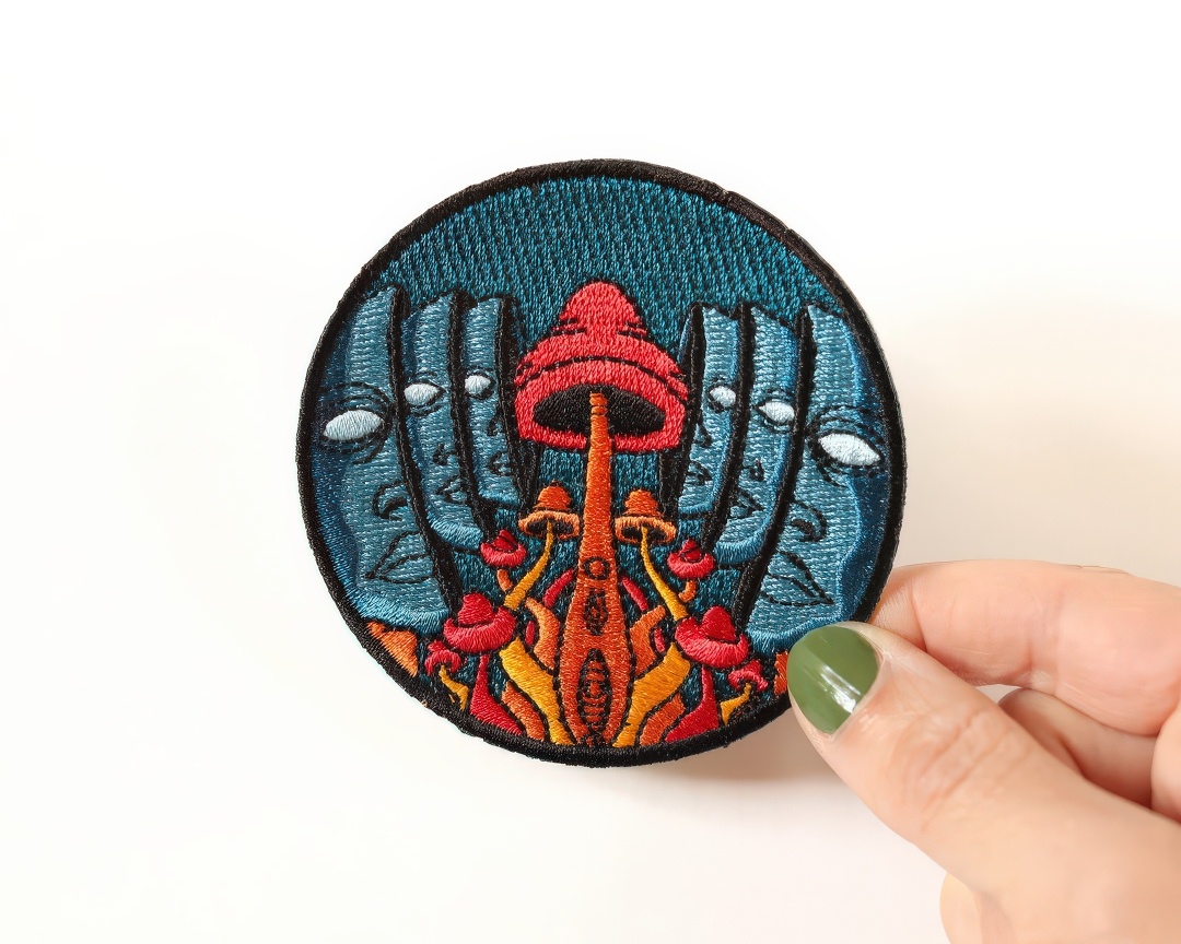Psychedelic Mushroom Patch-2