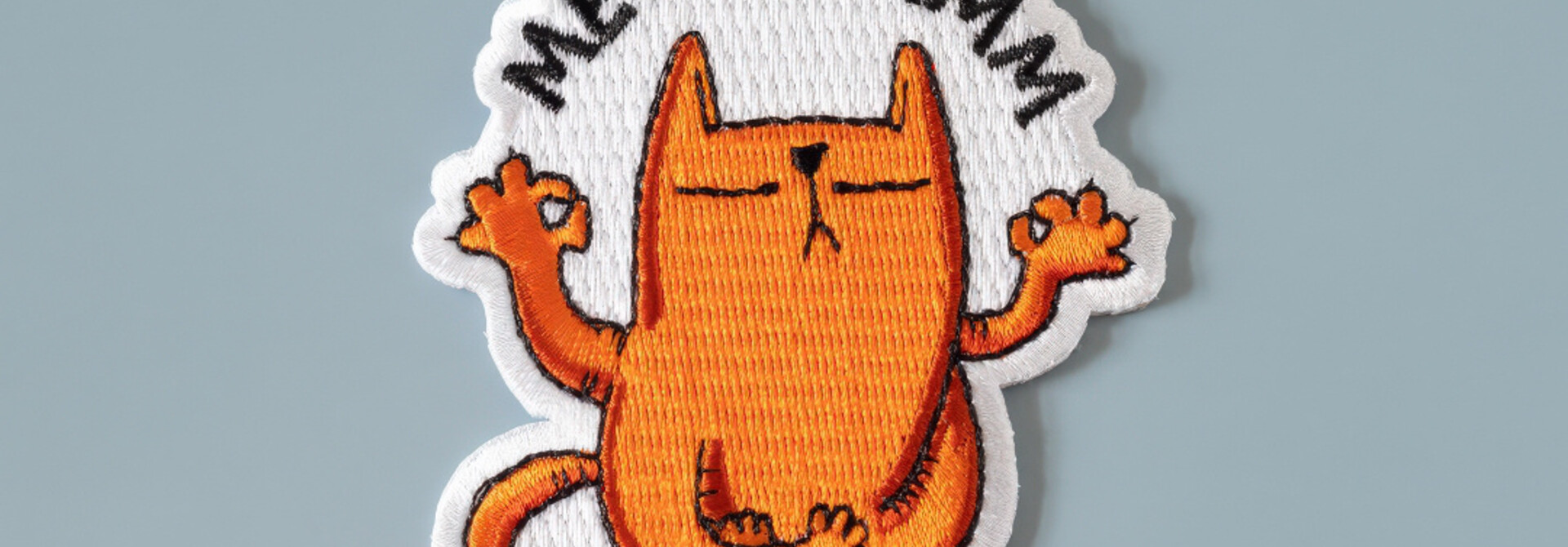 Meditating Cat Patch