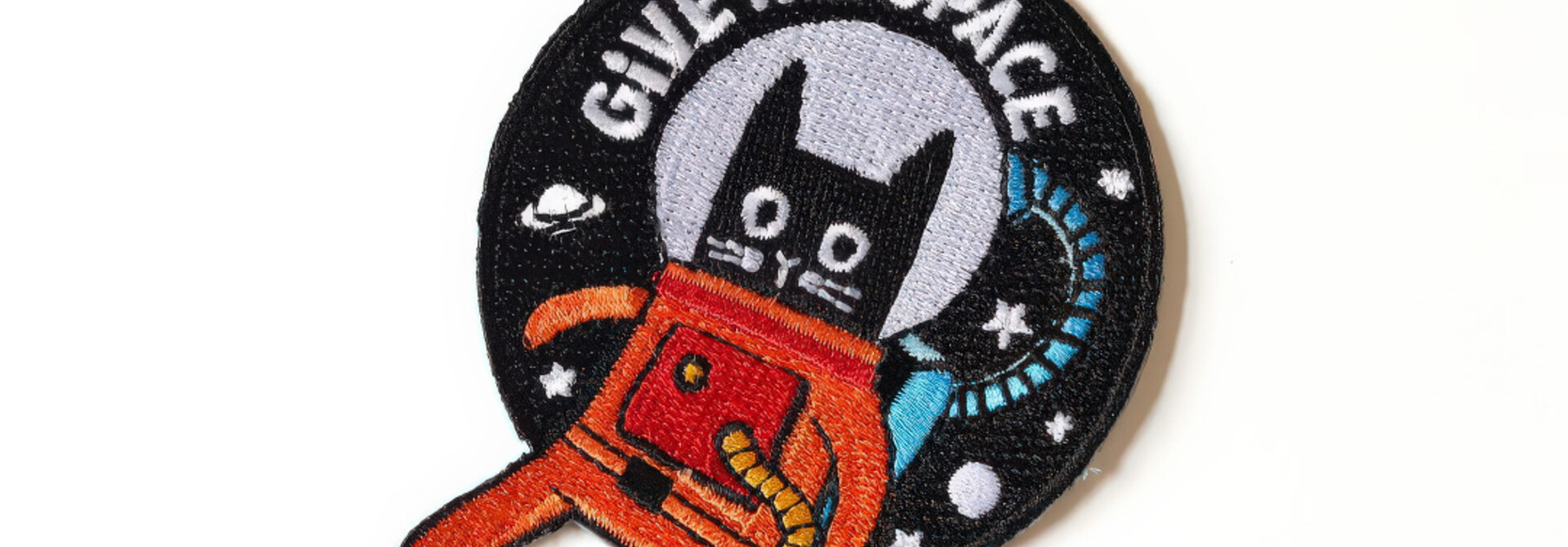 Give Me Space Cat Astronaut Patch